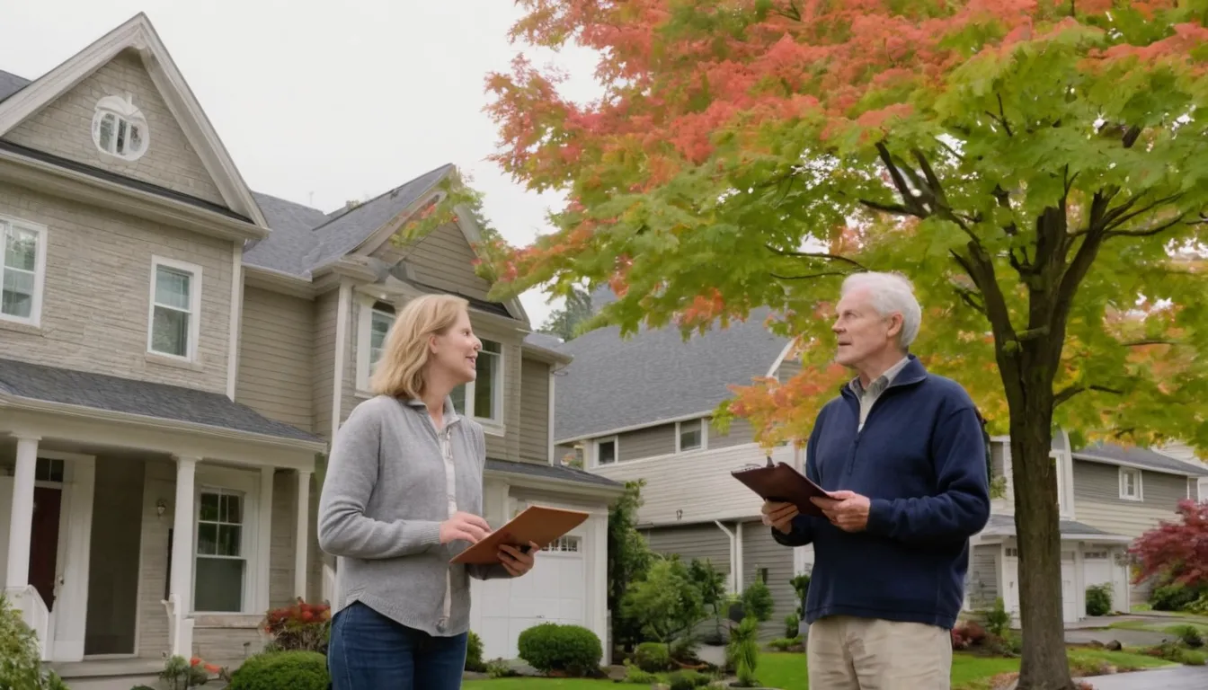Homeowner reviewing a tree estimate with a local provider in Danbury